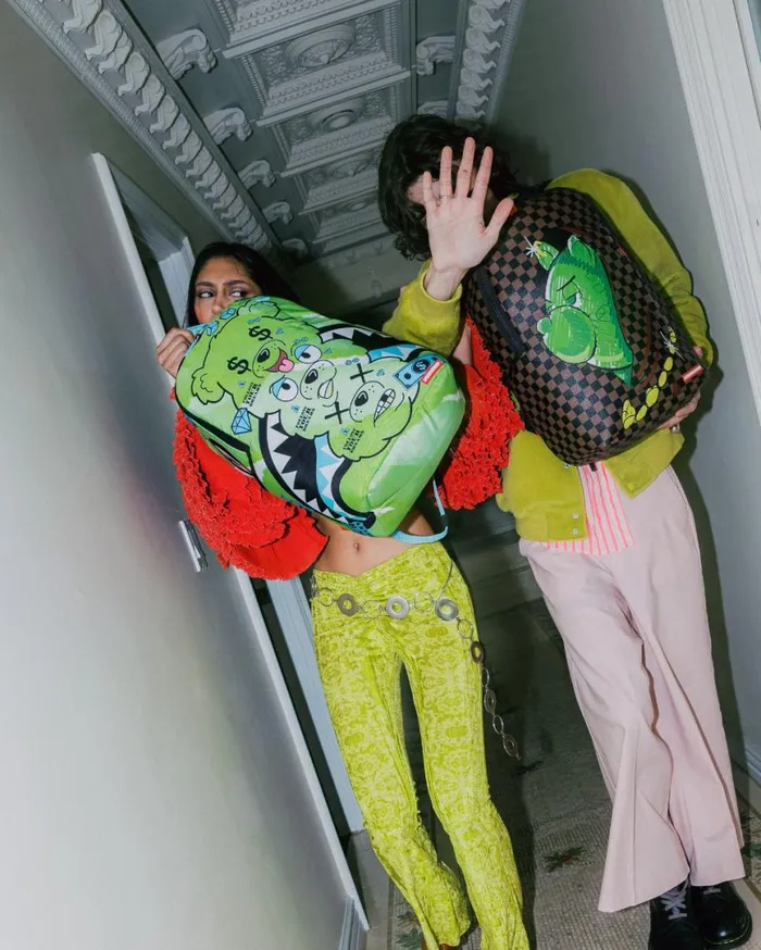 SPRAYGROUND Backpacks MONEY BEAR SEEING TRIPLE DLXSR BACKPACK 8211 Universal SPRAYGROUND Backpacks MONEY BEAR SEEING TRIPLE DLXSR BACKPACK 8211 Universal
