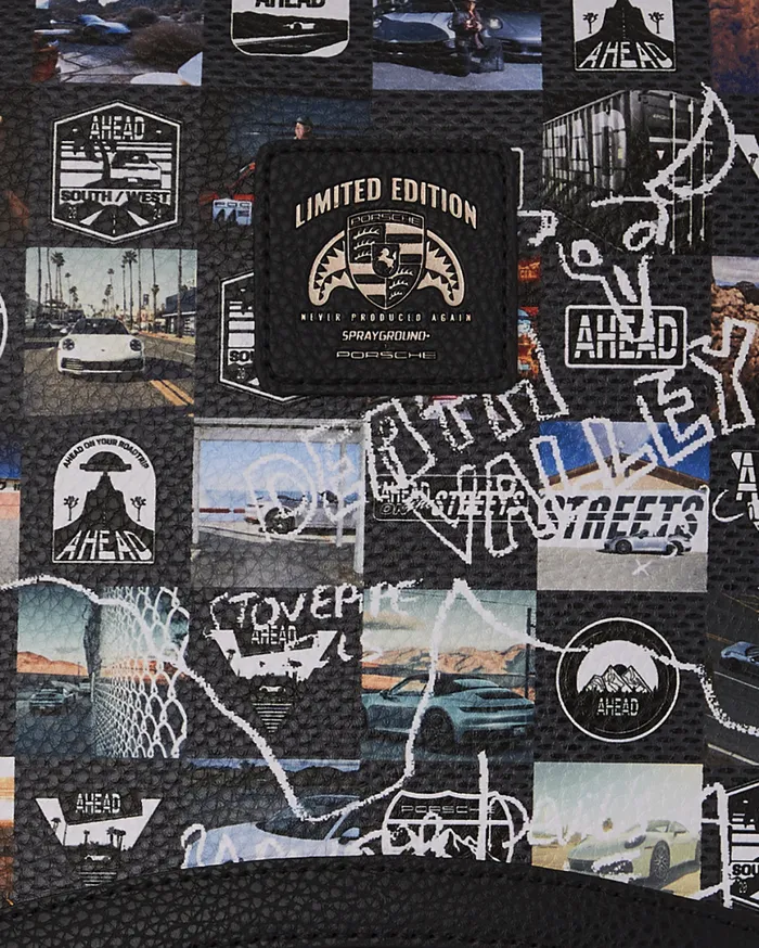 SPRAYGROUND Backpacks PORSCHE AHEAD COLLAB BACKPACK 8211 LIMITED EDITION 8211 Universal SPRAYGROUND Backpacks PORSCHE AHEAD COLLAB BACKPACK 8211 LIMITED EDITION 8211 Universal