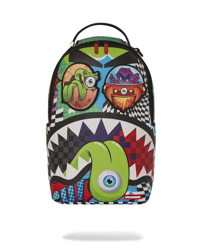 SPRAYGROUND Backpacks PSYCHO WORLD OF FUN BACKPACK WITH REMOVABLE VELCRO EYE PATCHES 8211 Universal