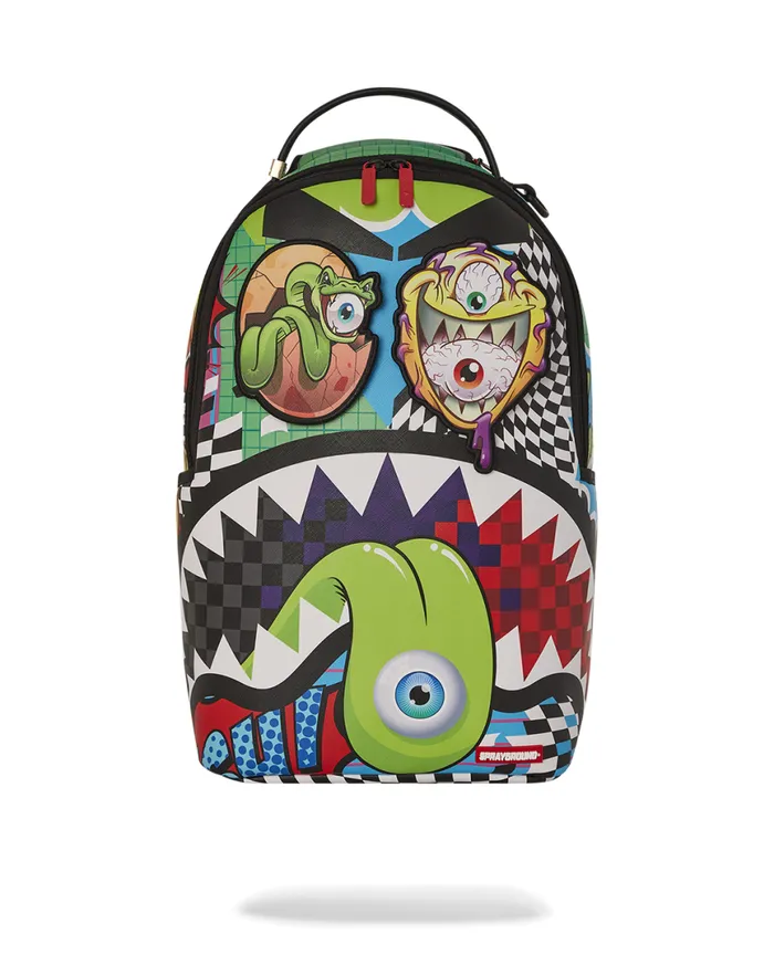 SPRAYGROUND Backpacks PSYCHO WORLD OF FUN BACKPACK WITH REMOVABLE VELCRO EYE PATCHES 8211 Universal