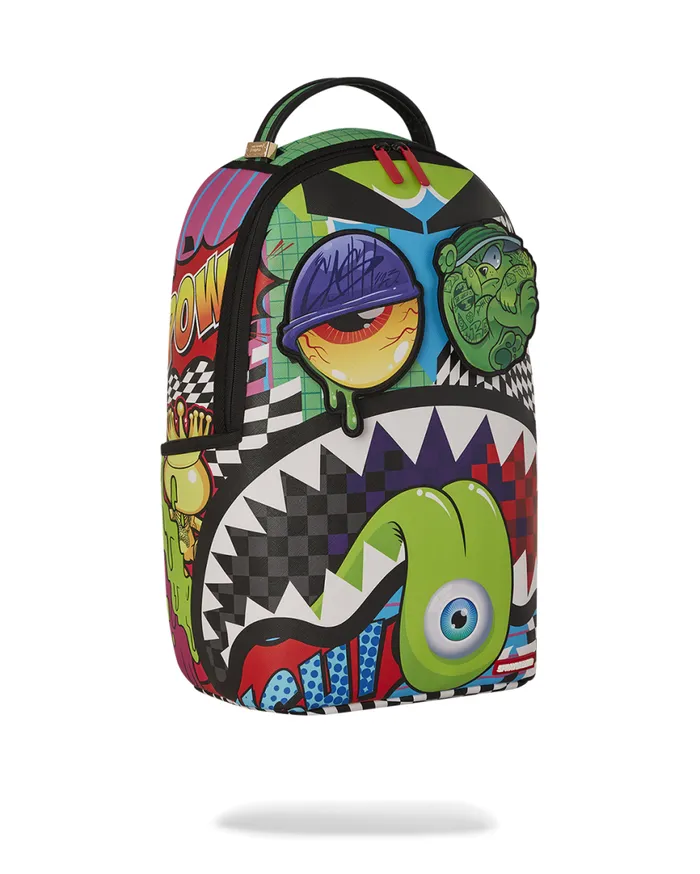 SPRAYGROUND Backpacks PSYCHO WORLD OF FUN BACKPACK WITH REMOVABLE VELCRO EYE PATCHES 8211 Universal