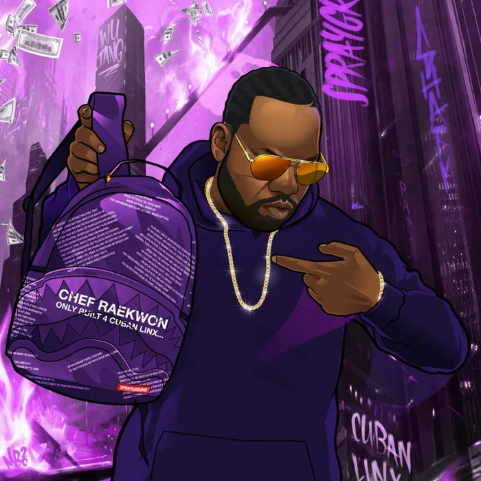 SPRAYGROUND Backpacks RAEKWON PURPLE TAPE SHARK 8211 Universal