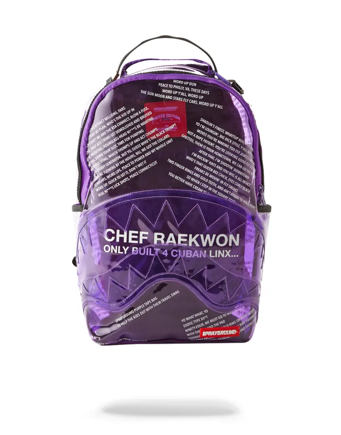 SPRAYGROUND Backpacks RAEKWON PURPLE TAPE SHARK 8211 Universal