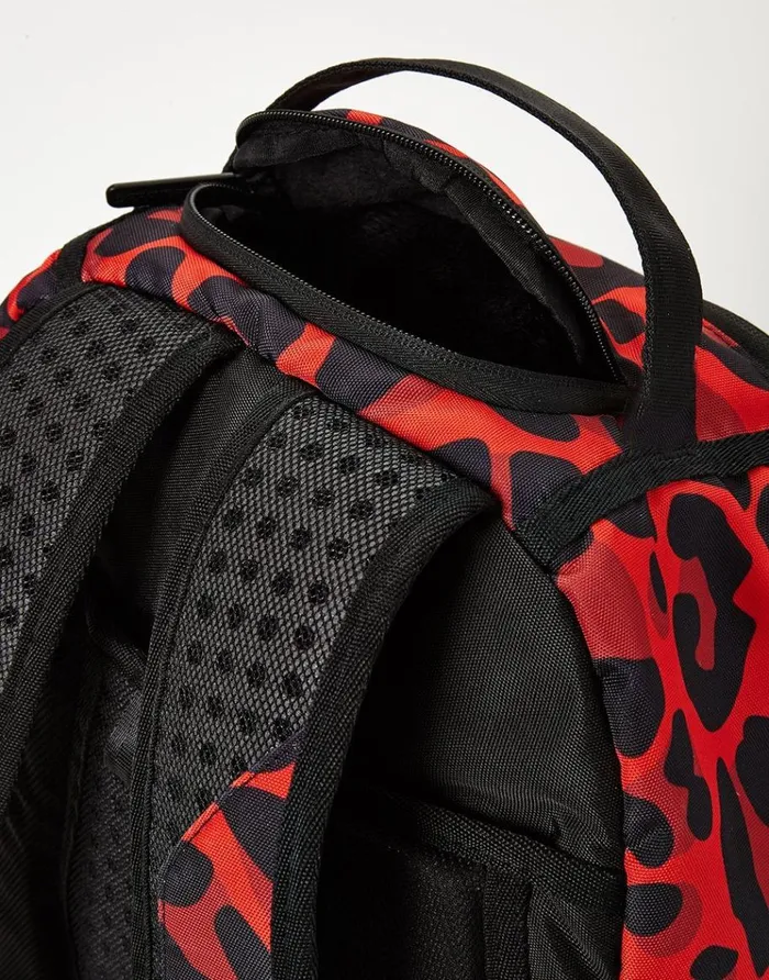 SPRAYGROUND Backpacks RED LEOPARD DOUBLE CARGO 8211 Universal SPRAYGROUND Backpacks RED LEOPARD DOUBLE CARGO 8211 Universal