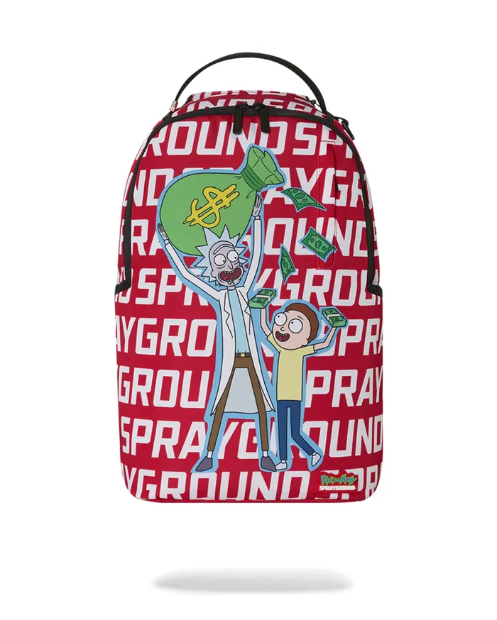 SPRAYGROUND Backpacks RICK and MORTY THE WORLD IS MINE DLXSR BACKPACK 8211 Universal