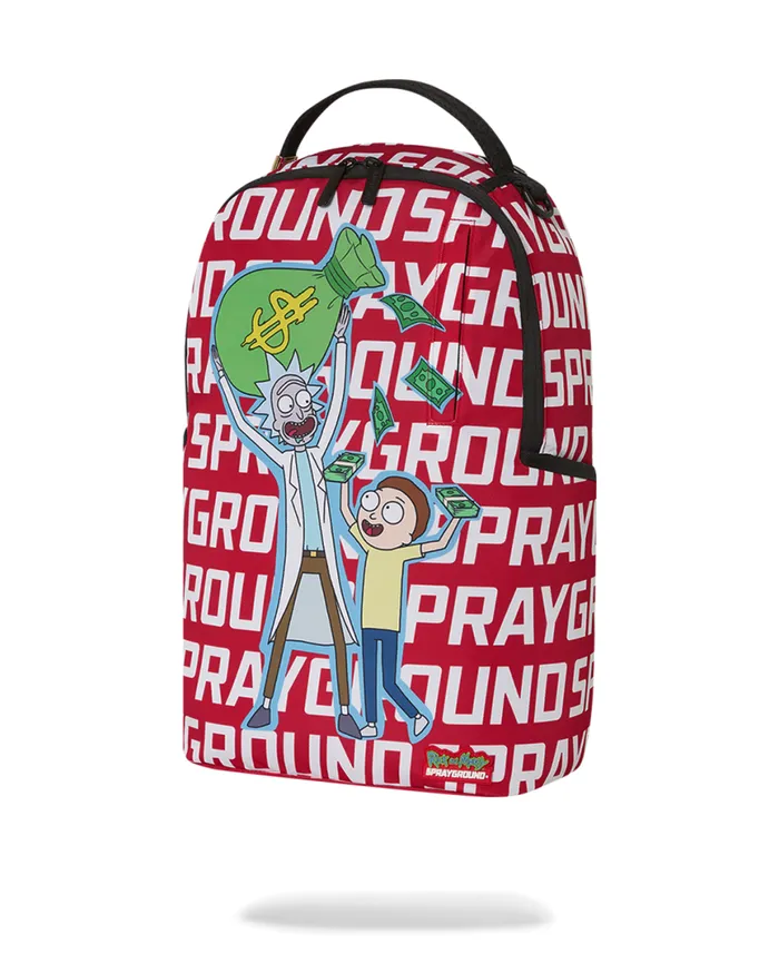 SPRAYGROUND Backpacks RICK and MORTY THE WORLD IS MINE DLXSR BACKPACK 8211 Universal