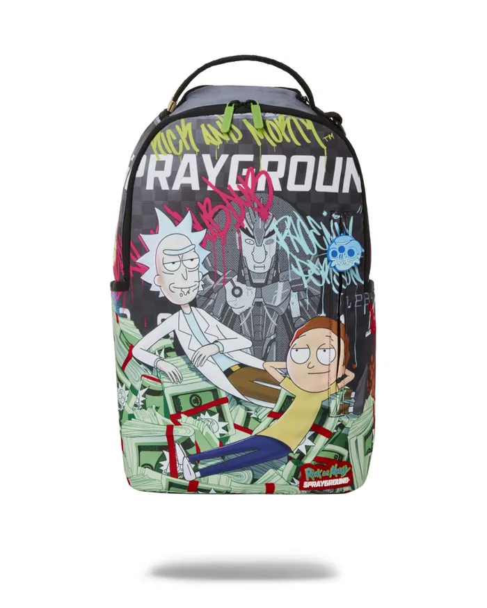 SPRAYGROUND Backpacks RICK AND MORTY THE GOOD LIFE DLXR 8211 Universal