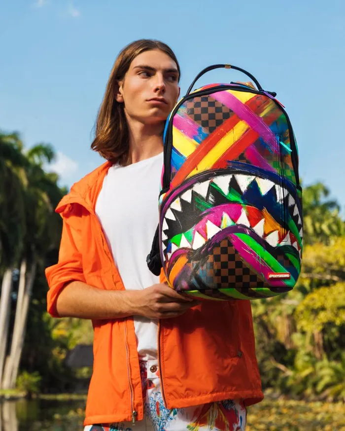 SPRAYGROUND Backpacks SHARKS IN PARIS CITY STREAKS BACKPACK DLXV 8211 Universal SPRAYGROUND Backpacks SHARKS IN PARIS CITY STREAKS BACKPACK DLXV 8211 Universal
