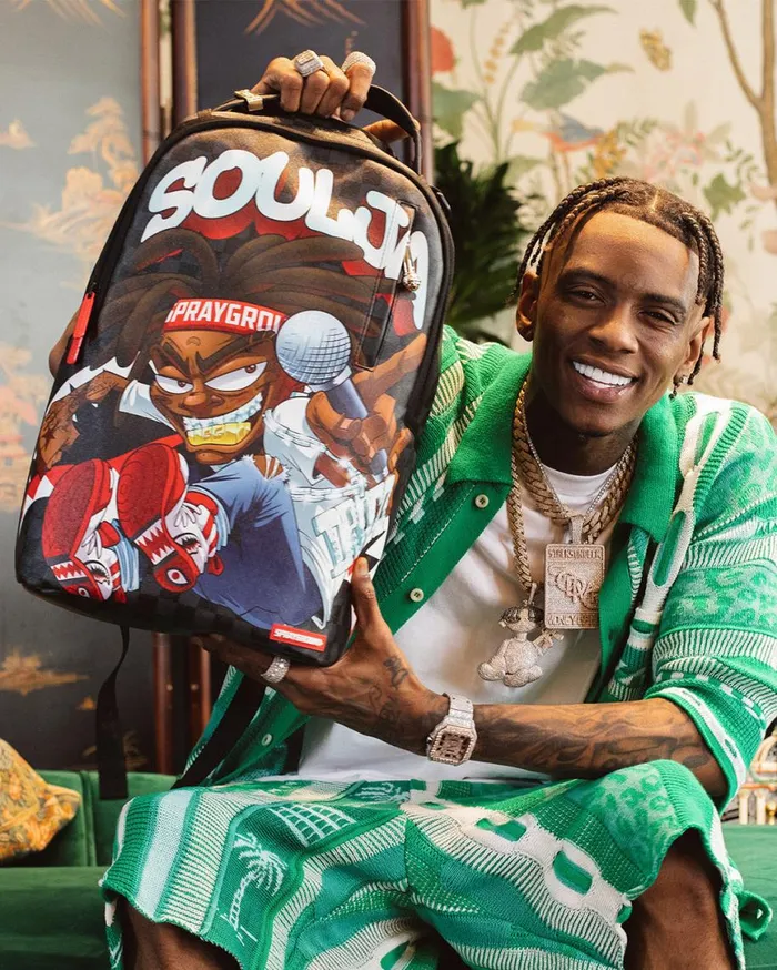 SPRAYGROUND Backpacks SOULJA BOY MAKE THE CROWD GO WILD DRACO 8211 Universal SPRAYGROUND Backpacks SOULJA BOY MAKE THE CROWD GO WILD DRACO 8211 Universal