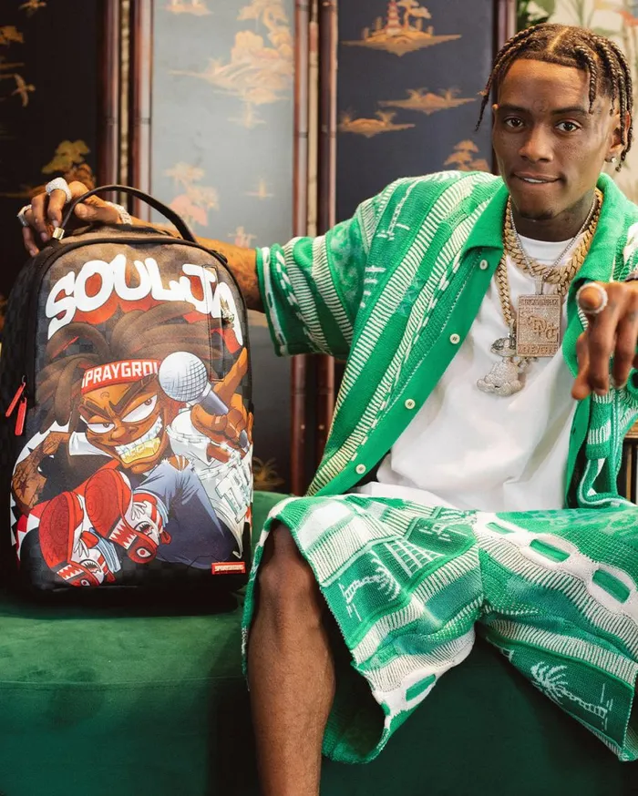 SPRAYGROUND Backpacks SOULJA BOY MAKE THE CROWD GO WILD DRACO 8211 Universal SPRAYGROUND Backpacks SOULJA BOY MAKE THE CROWD GO WILD DRACO 8211 Universal