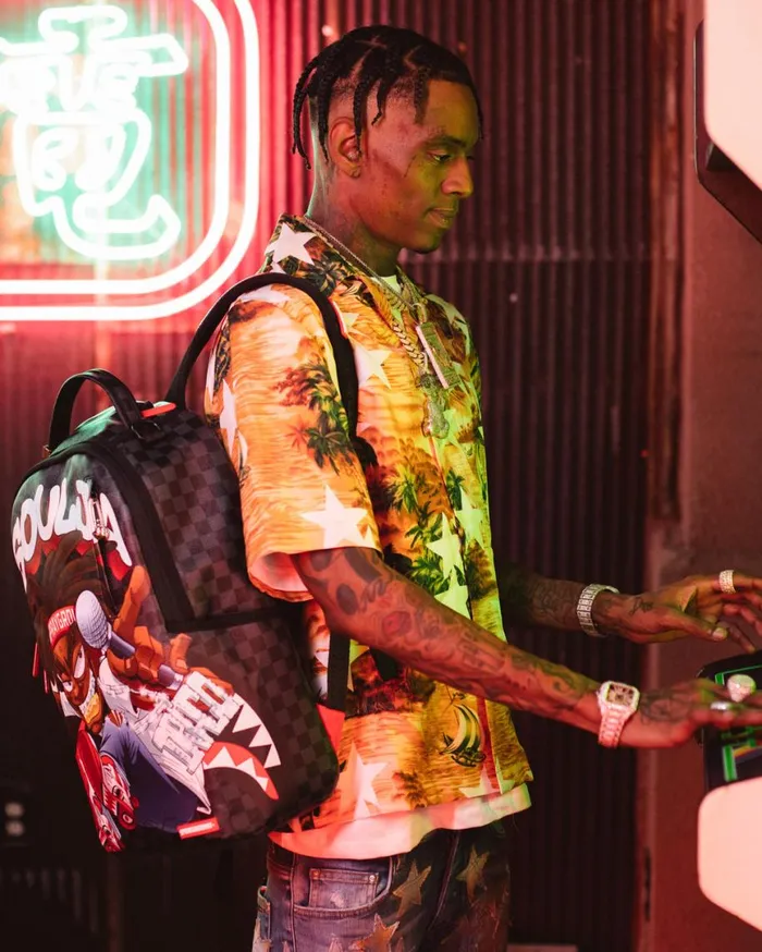 SPRAYGROUND Backpacks SOULJA BOY MAKE THE CROWD GO WILD DRACO 8211 Universal SPRAYGROUND Backpacks SOULJA BOY MAKE THE CROWD GO WILD DRACO 8211 Universal
