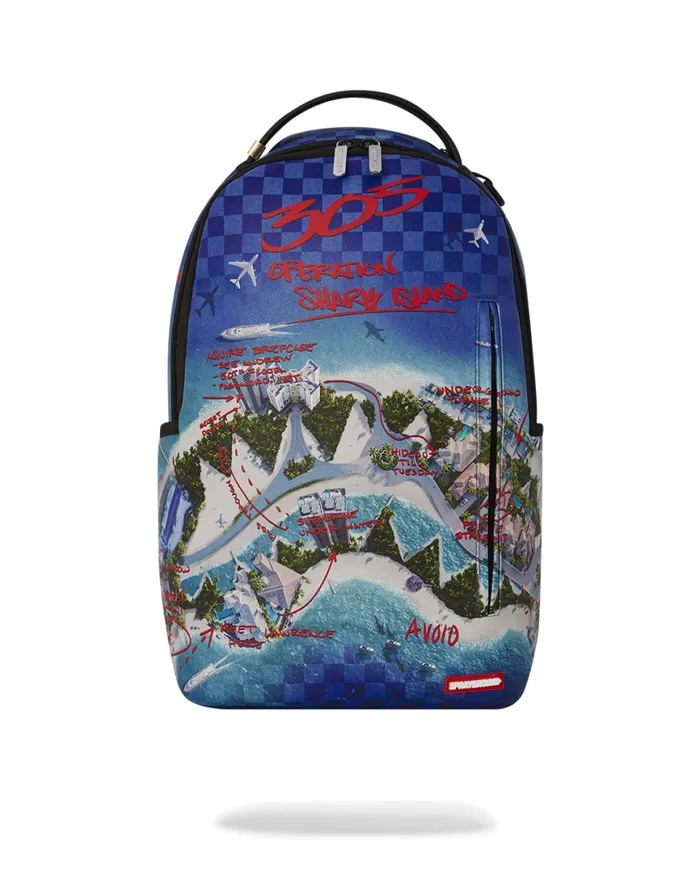 SPRAYGROUND Backpacks THE 305 SHARK ISLAND BANK HEIST BACKPACK 8211 Universal