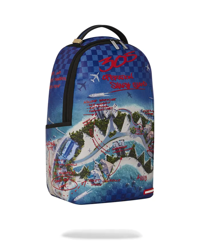 SPRAYGROUND Backpacks THE 305 SHARK ISLAND BANK HEIST BACKPACK 8211 Universal