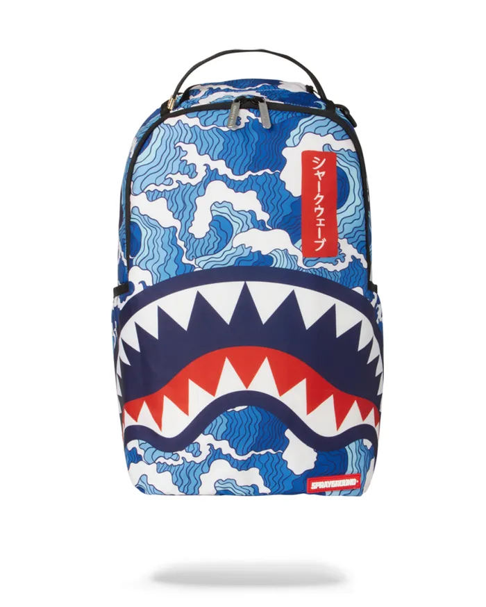 SPRAYGROUND Backpacks THE SHARK WAVE made From 100 Recycled Plastic Bottles From The Ocean 8211 Universal