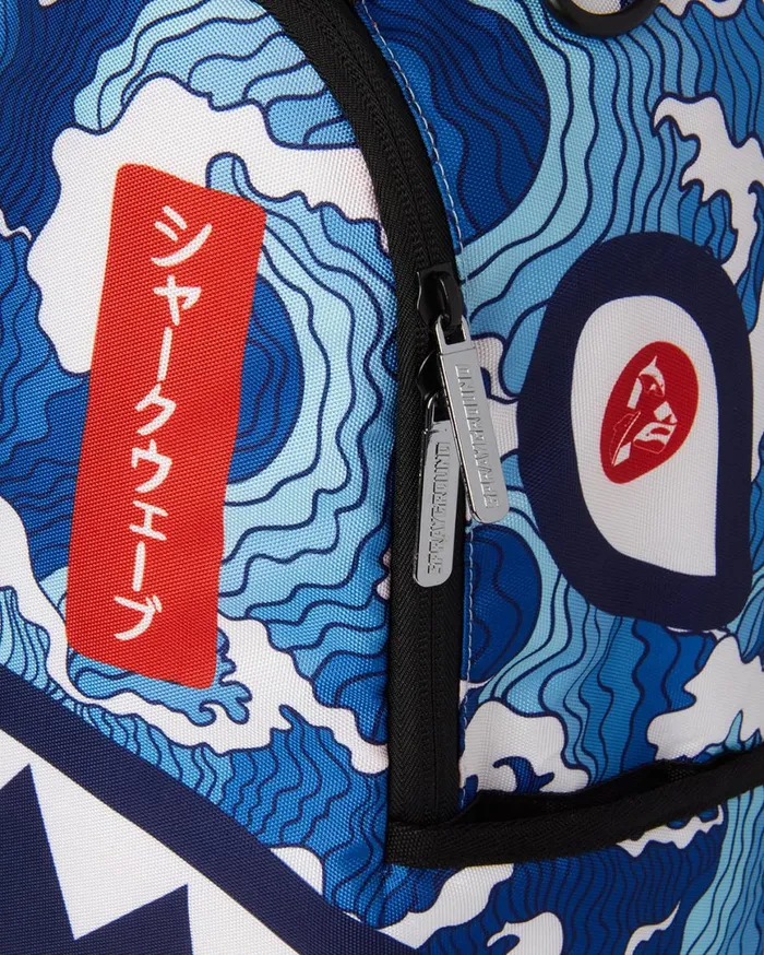 SPRAYGROUND Backpacks THE SHARK WAVE made From 100 Recycled Plastic Bottles From The Ocean 8211 Universal SPRAYGROUND Backpacks THE SHARK WAVE made From 100 Recycled Plastic Bottles From The Ocean 8211 Universal
