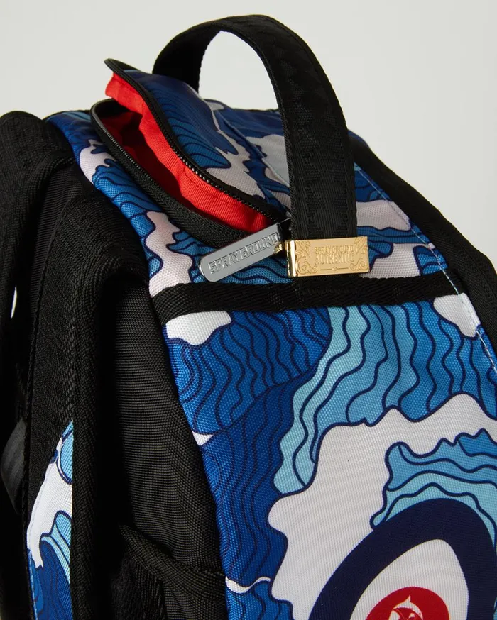 SPRAYGROUND Backpacks THE SHARK WAVE made From 100 Recycled Plastic Bottles From The Ocean 8211 Universal SPRAYGROUND Backpacks THE SHARK WAVE made From 100 Recycled Plastic Bottles From The Ocean 8211 Universal