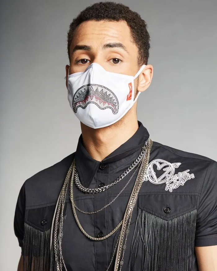 SPRAYGROUND Face Masks CLEARCUT FACE MASK WHITE 8211 Universal