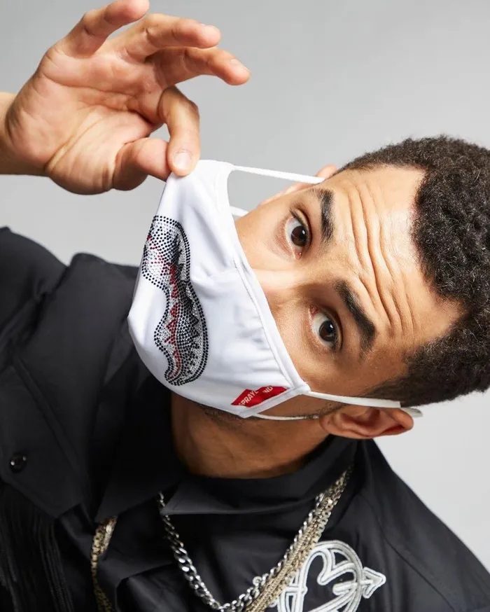SPRAYGROUND Face Masks CLEARCUT FACE MASK WHITE 8211 Universal