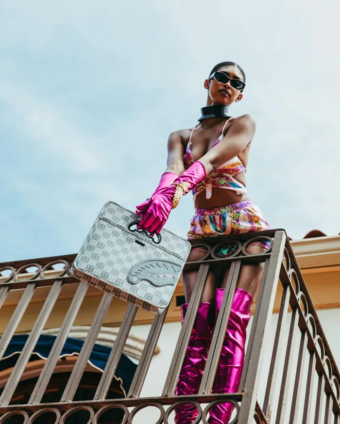 SPRAYGROUND Handbags AI8 AFRICAN INTELLIGENCE BOOKED and BUSY CITY SAVVY HANDBAG 8211 Universal