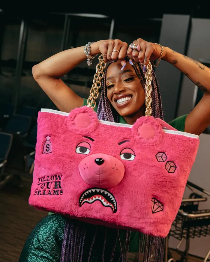 SPRAYGROUND Handbags PLUSH MONEYBEAR TOTE PINK 8211 Universal SPRAYGROUND Handbags PLUSH MONEYBEAR TOTE PINK 8211 Universal