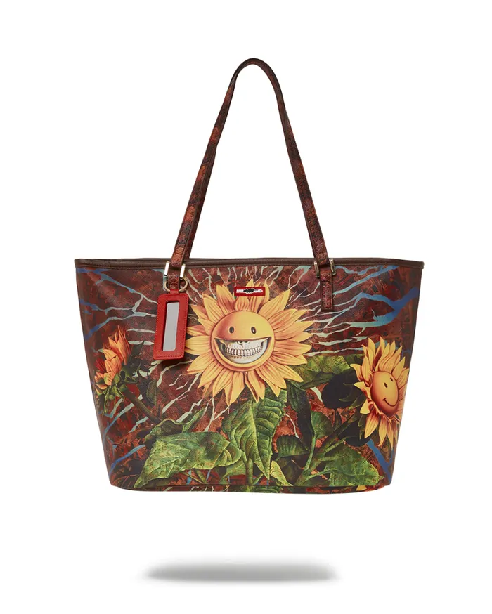 SPRAYGROUND Handbags SUNFLOWER GRIN RON ENGLISH COLLAB TOTE 8211 Universal