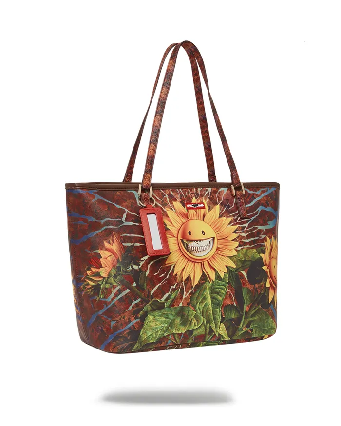 SPRAYGROUND Handbags SUNFLOWER GRIN RON ENGLISH COLLAB TOTE 8211 Universal SPRAYGROUND Handbags SUNFLOWER GRIN RON ENGLISH COLLAB TOTE 8211 Universal