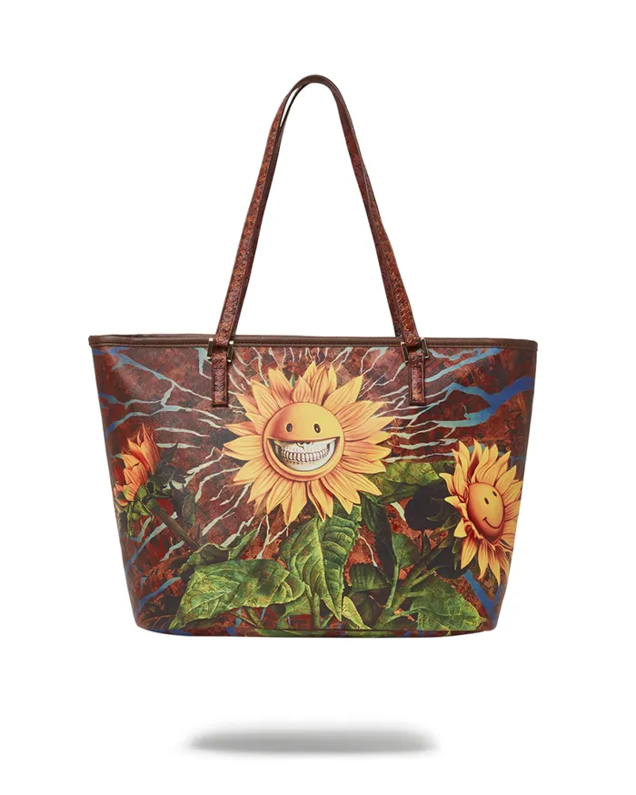 SPRAYGROUND Handbags SUNFLOWER GRIN RON ENGLISH COLLAB TOTE 8211 Universal SPRAYGROUND Handbags SUNFLOWER GRIN RON ENGLISH COLLAB TOTE 8211 Universal