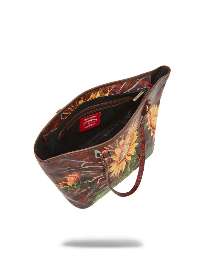 SPRAYGROUND Handbags SUNFLOWER GRIN RON ENGLISH COLLAB TOTE 8211 Universal SPRAYGROUND Handbags SUNFLOWER GRIN RON ENGLISH COLLAB TOTE 8211 Universal