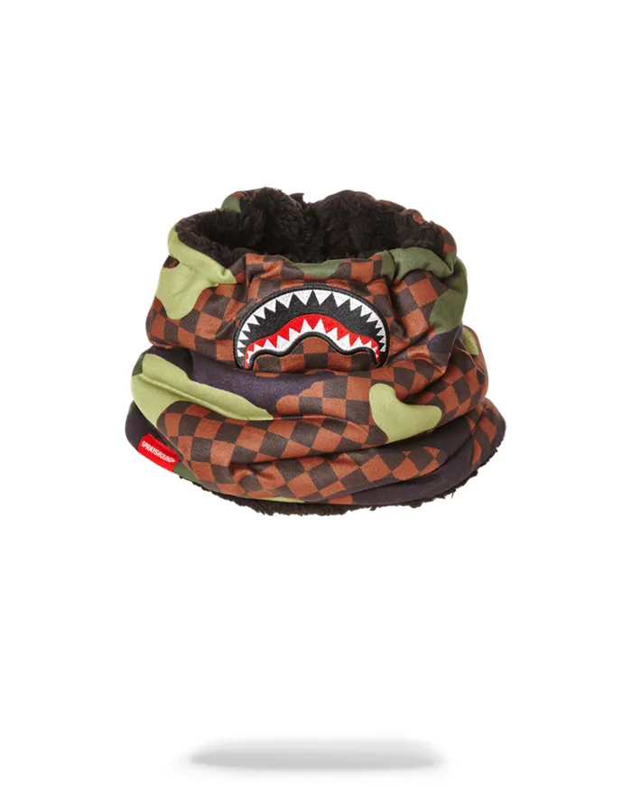 SPRAYGROUND Ski Masks CHECKER CAMO NECK WARMER 8211 Universal