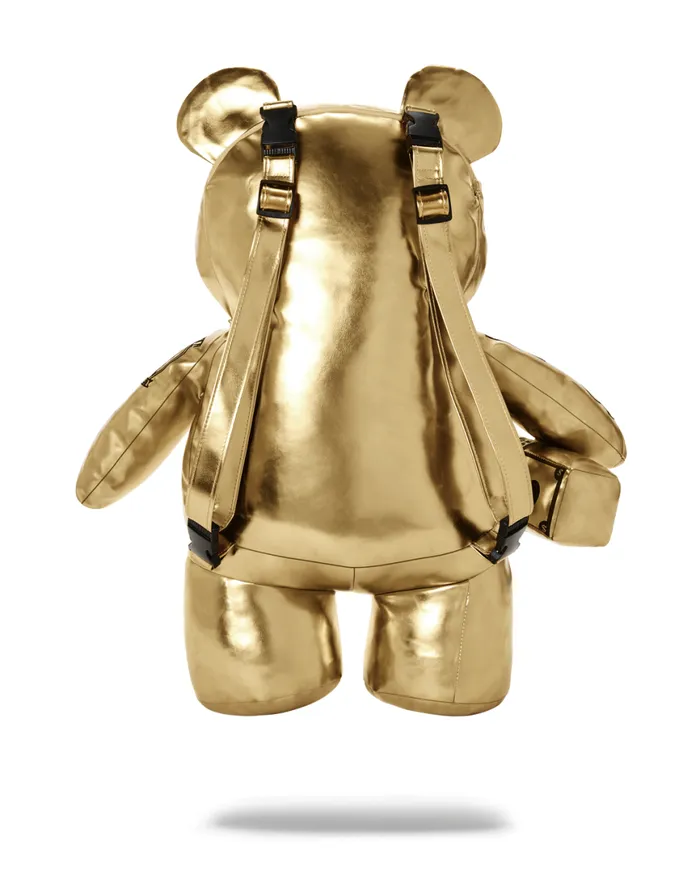 SPRAYGROUND Teddy Bear Backpacks GOLD RUSH MONEYBEAR TEDDYBEAR BACKPACK 8211 Universal