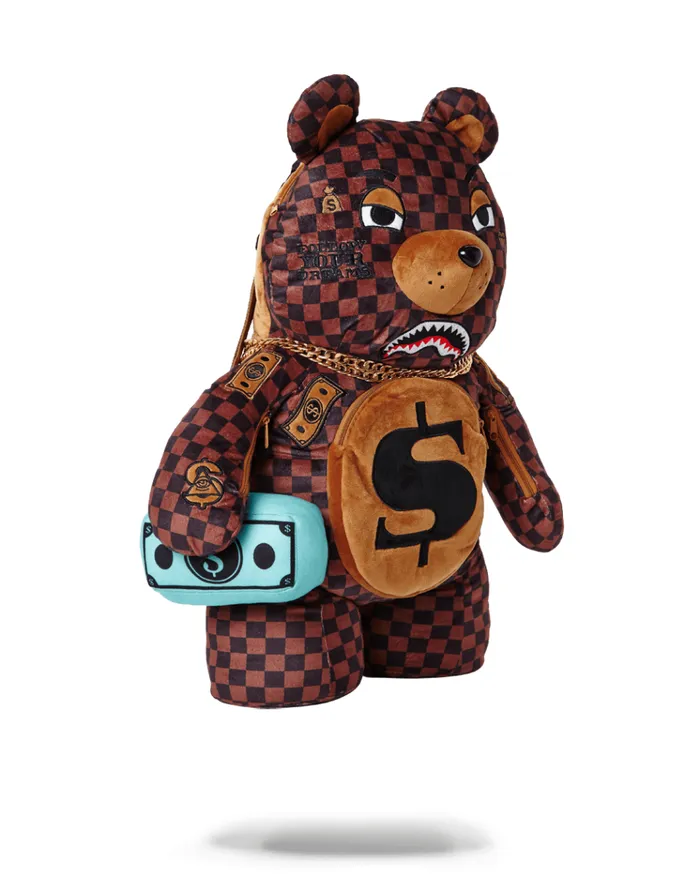 SPRAYGROUND Teddy Bear Backpacks PARIS BEAR TEDDY BEAR BACKPACK 8211 Universal