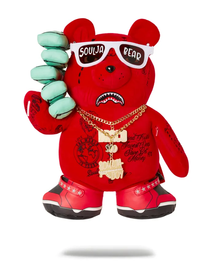 SPRAYGROUND Teddy Bear Backpacks SOULJA BEAR 8211 Universal