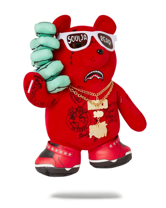 SPRAYGROUND Teddy Bear Backpacks SOULJA BEAR 8211 Universal SPRAYGROUND Teddy Bear Backpacks SOULJA BEAR 8211 Universal