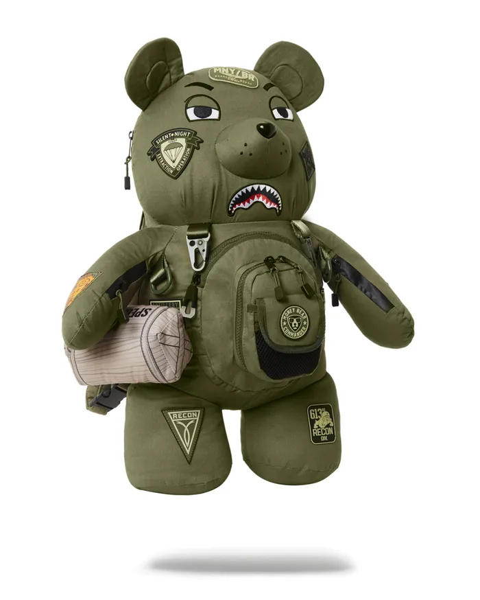 SPRAYGROUND Teddy Bear Backpacks SPECIAL OPS FULL THROTTLE MONEYBEAR TEDDYBEAR BACKPACK 8211 Universal SPRAYGROUND Teddy Bear Backpacks SPECIAL OPS FULL THROTTLE MONEYBEAR TEDDYBEAR BACKPACK 8211 Universal