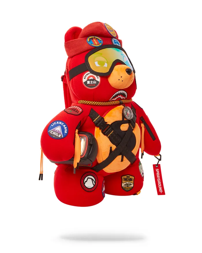 SPRAYGROUND Teddy Bear Backpacks THE GLOBAL EXPEDITION MONEYBEAR TEDDYBEAR BACKPACK 8211 Universal