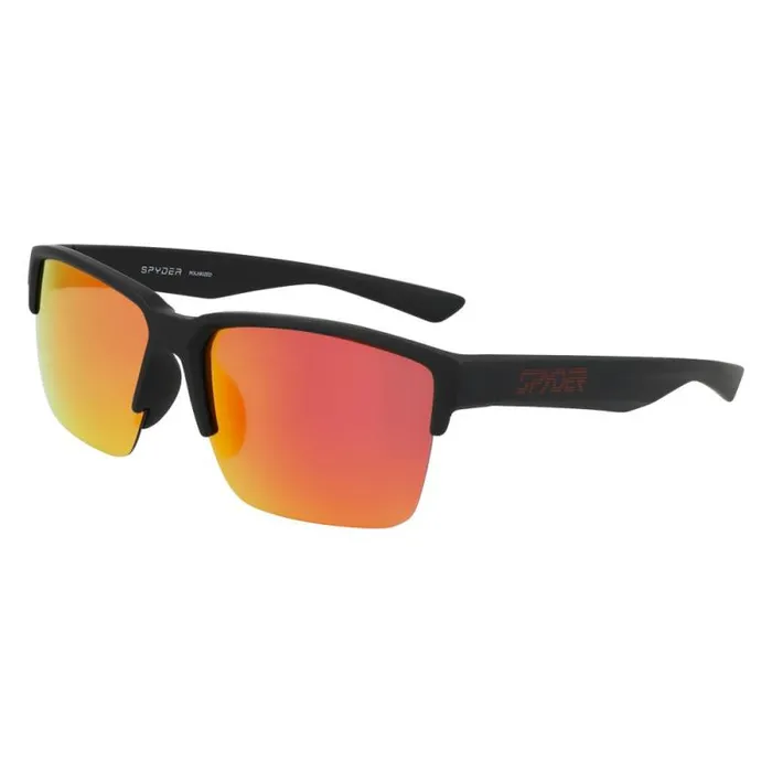 Spyder Eyewear SemiRim Square Sunglasses Black 8211 Mens