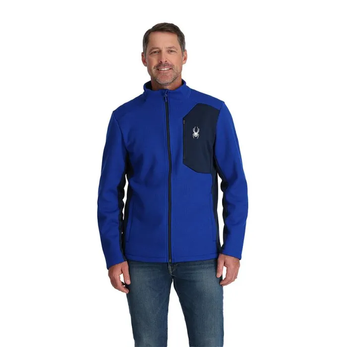 Spyder Fleece Bandit Full Zip Electric Blue 8211 Mens