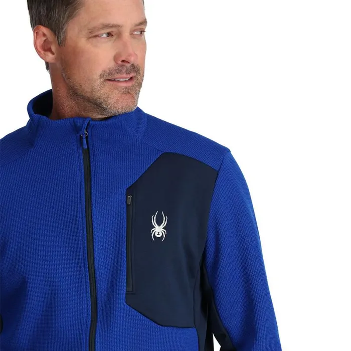 Spyder Fleece Bandit Full Zip Electric Blue 8211 Mens