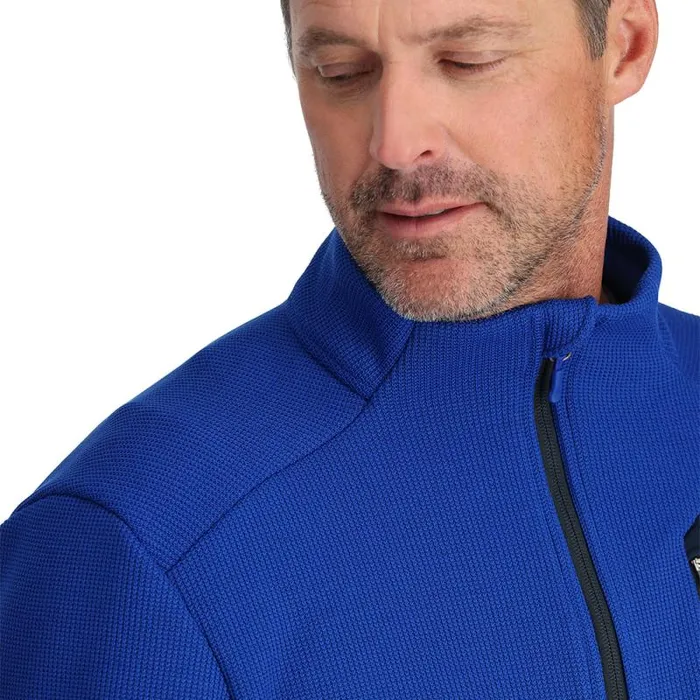 Spyder Fleece Bandit Full Zip Electric Blue 8211 Mens