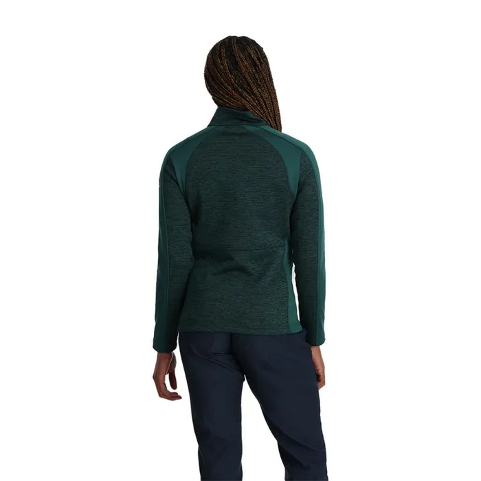 Spyder Sweaters Encore Full Zip Cypress Green 8211 Womens