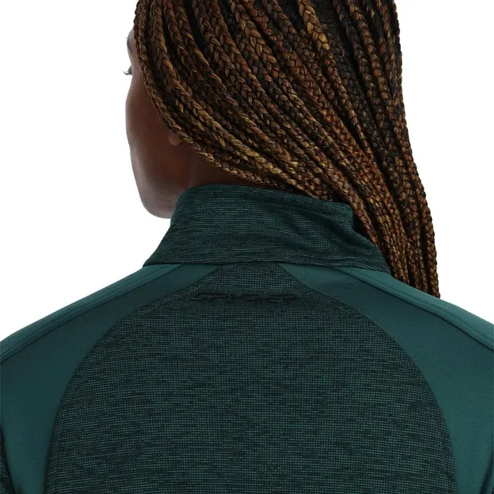 Spyder Sweaters Encore Full Zip Cypress Green 8211 Womens