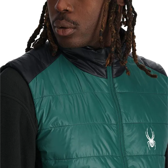 Spyder Vests Glissade Vest Cypress Green 8211 Mens