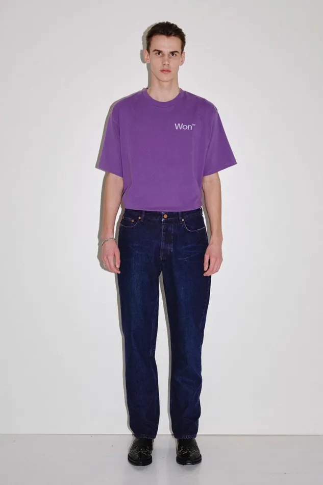 Steve Beat OD Purple 8211 Beat OD Purple Men Won Hundred Jeans