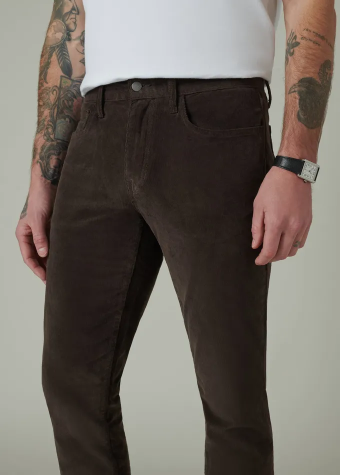 STRAIGHT NARROW Men Joe8217s Jeans THE BRIXTON CORD Espresso