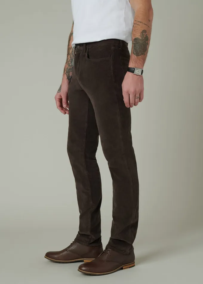 STRAIGHT NARROW Men Joe8217s Jeans THE BRIXTON CORD Espresso