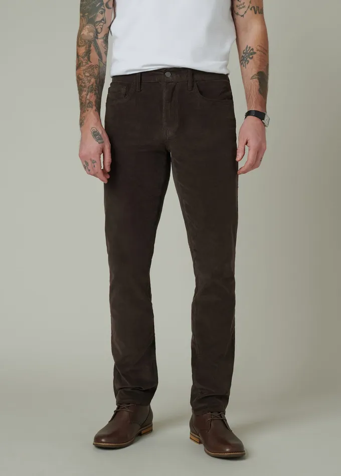STRAIGHT NARROW Men Joe8217s Jeans THE BRIXTON CORD Espresso