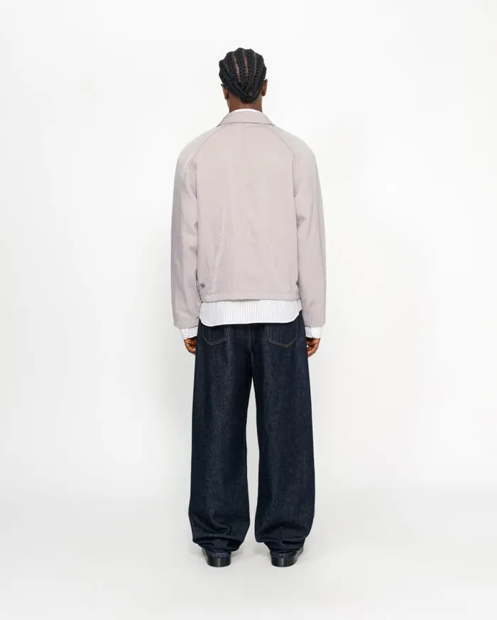 Stussy Outerwear SS LINK NYLON CLUB JACKET Bone 8211 MenWomen