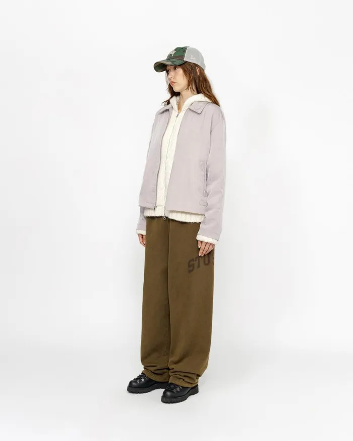 Stussy Outerwear SS LINK NYLON CLUB JACKET Bone 8211 MenWomen