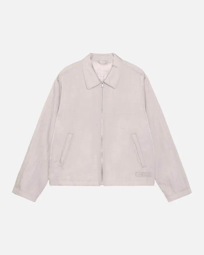 Stussy Outerwear SS LINK NYLON CLUB JACKET Bone 8211 MenWomen