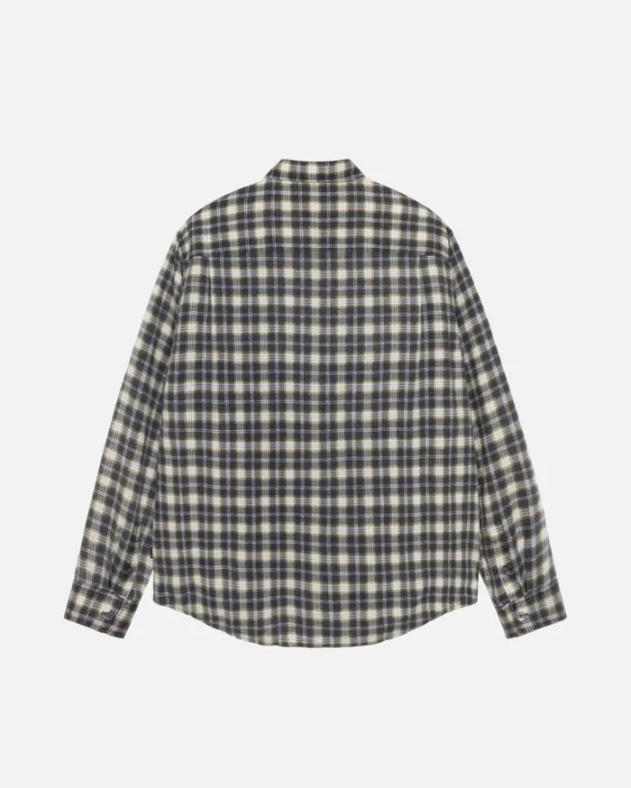 Stussy Shirts MATTHEW SHIRT PRINTED PLAID Black 8211 MenWomen